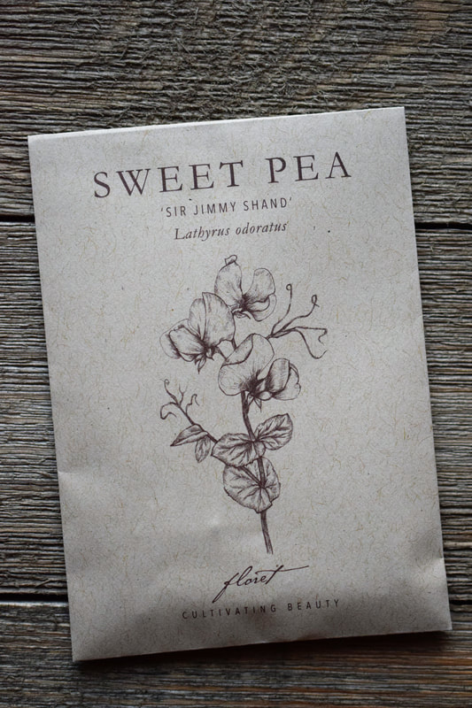 Sweet Pea Seed Packet from Floret
